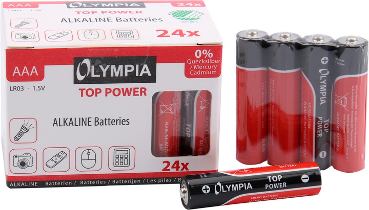Olympia AAA (24 pcs., AAA, 1150 mAh)