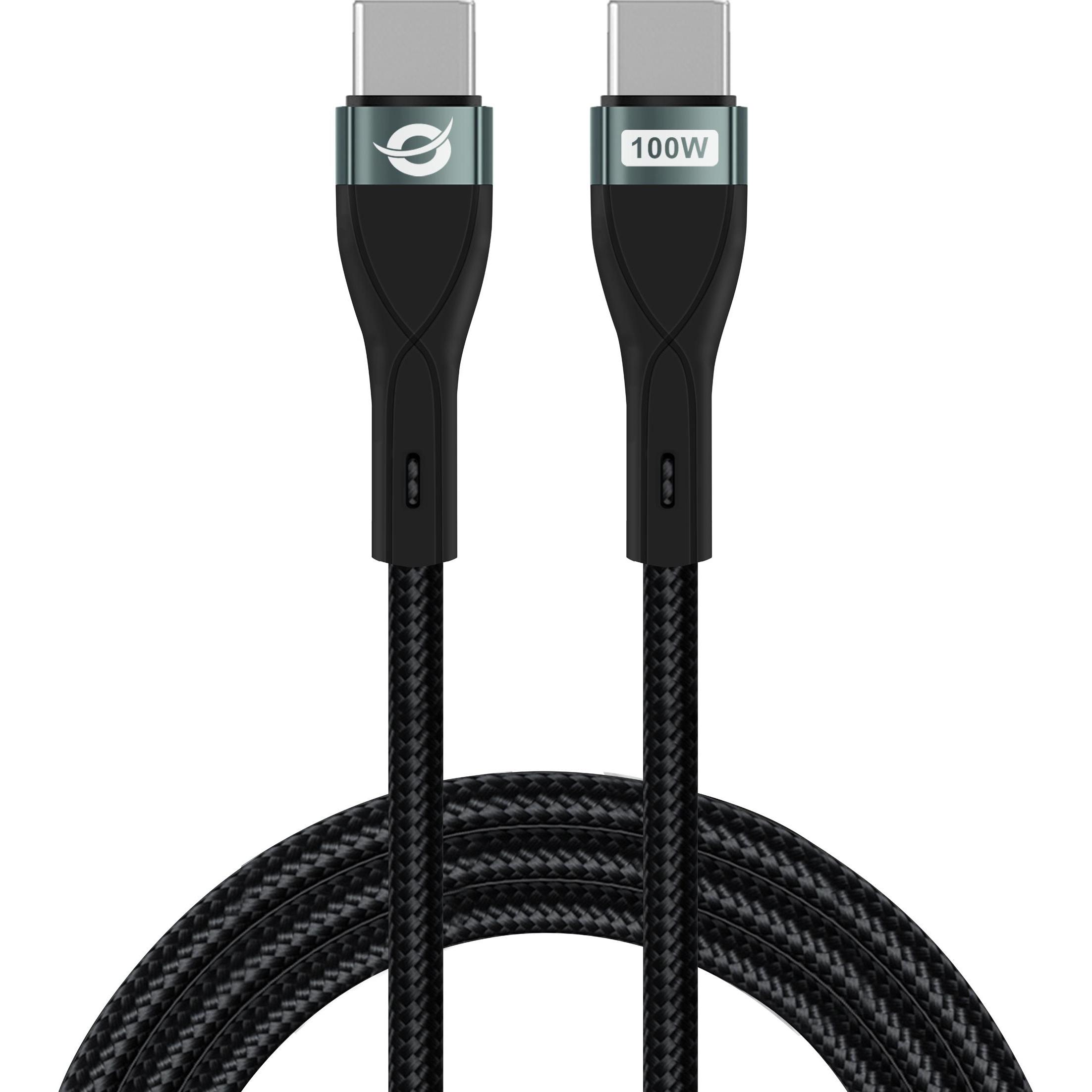 Conceptronic Kabel USB-C 3.0 -> C St/St 1.20m 5A 480Mbps sw (1.20 m, USB 2.0), USB Kabel