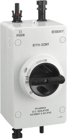 Actual product image Beny Solar module disconnector 1000V 32A IP66
