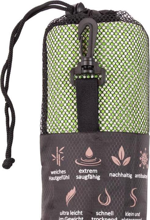 Immagine prodotto Tembo Tembody Bambus Reisehandtuch Grün S