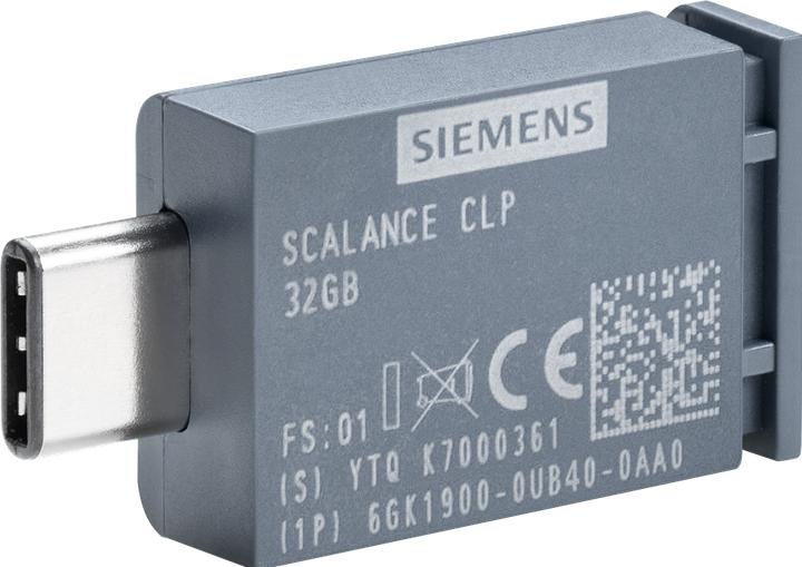 Produktbild Siemens 6GK1900-0UB40-0AA0 Wechselmedium SCALANCE CLP 32GB (0.03 TB)