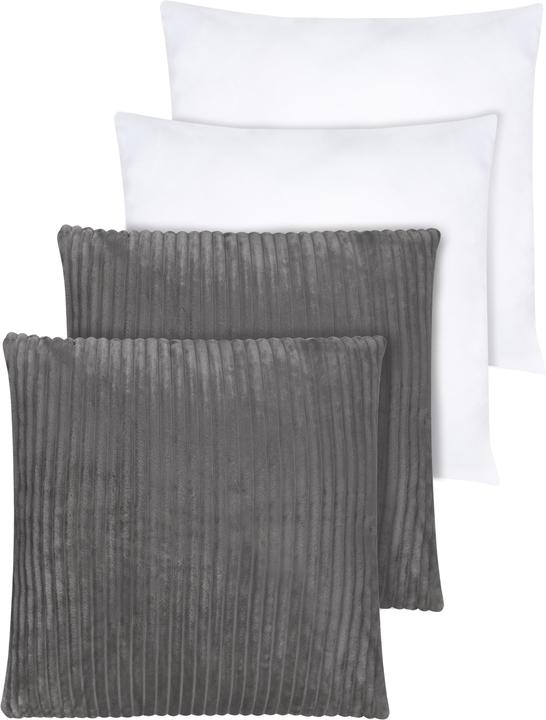 Aspero 2 x Couchkissen 60x60 cm mit Füllung (60 x 60 cm)