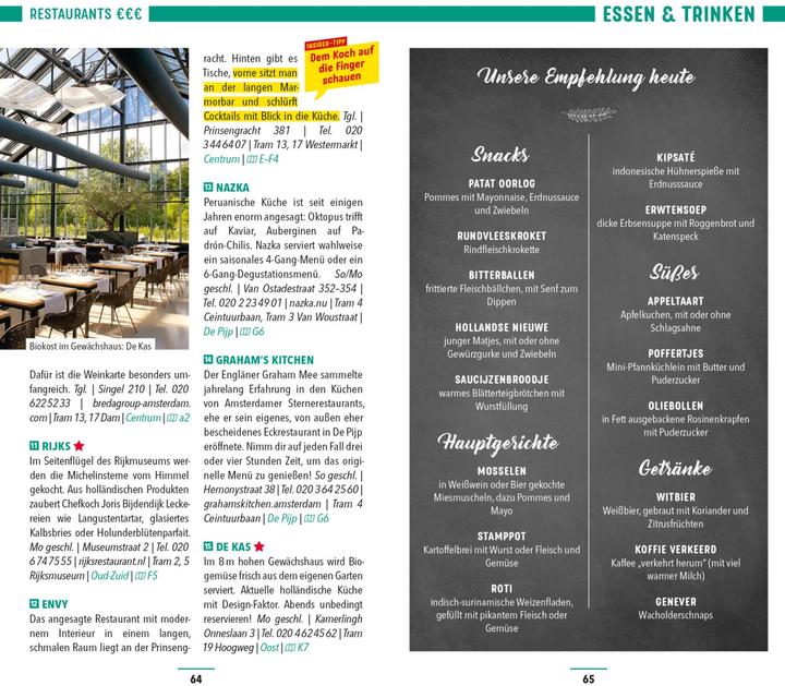 Produktbild Reiseführer Amsterdam (Deutsch, Anneke Bokern, 2023)