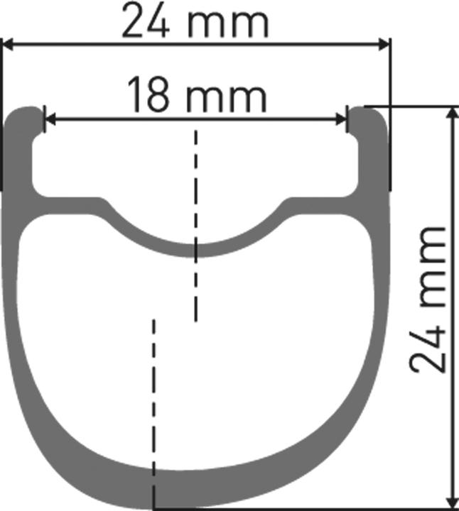 Image du produit DT Swiss P1100 DICUT MC roue 700c CL 24 142/12mm (Roue arrière, 28")