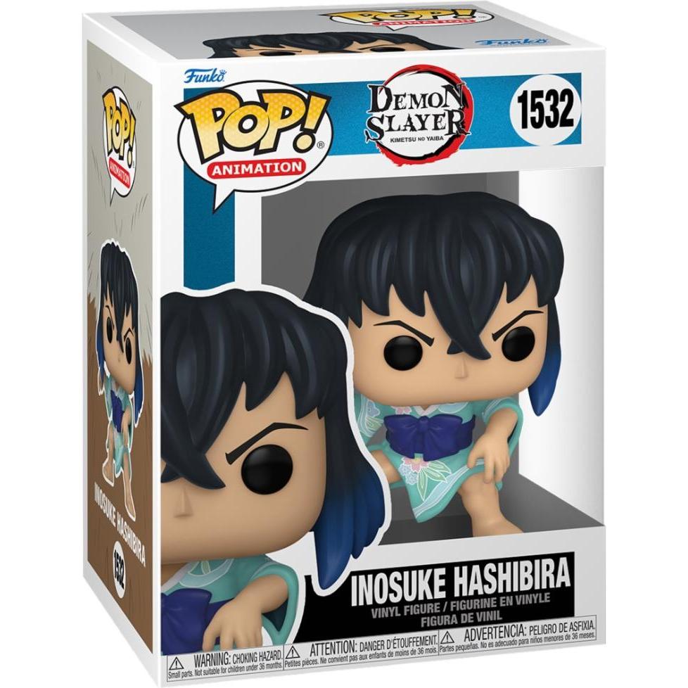 Thumbnail - Funko Demon Slayer: Kimetsu no Yaiba POP! Animation Figur Inosuke(Kimono) 9 cm