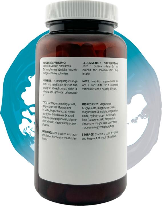 Nutritional values and ingredients Kraftgras Magnesium 7 Komplex (1 pcs., Capsules)