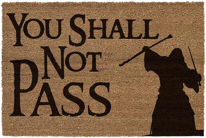 Immagine prodotto NoName IL SIGNORE DEGLI ANELLI - Non passerai - Paillasson '60x40x2cm' (60 x 40 cm)