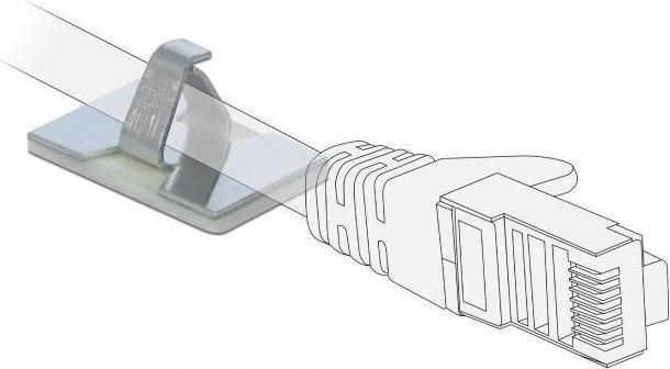 Actual product image Delock cable bracket