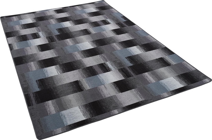 Actual product image Snapstyle Designer Velour Carpet Mystic Karo (80 x 240 cm)