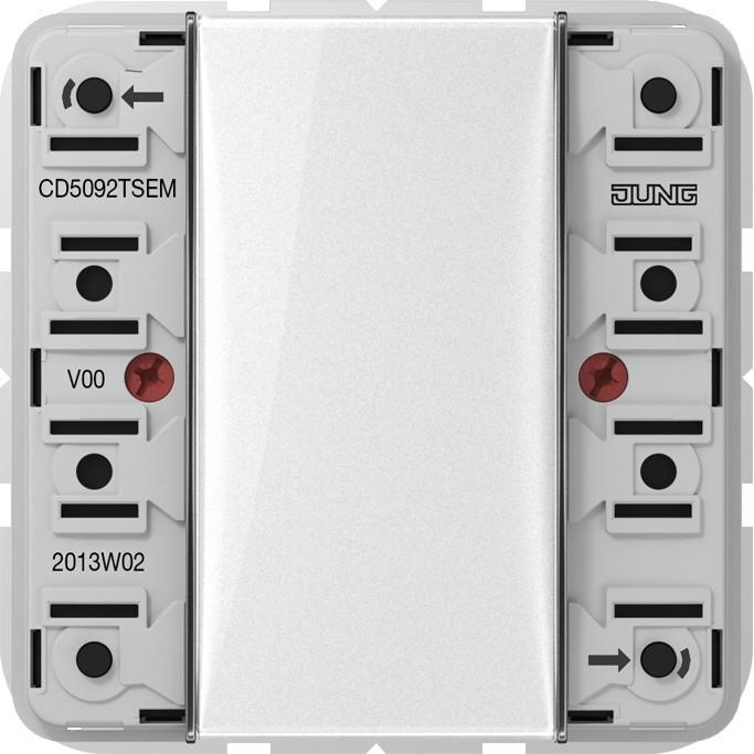 Thumbnail - JUNG, Zubehör Schalterprogramm, Tastsensor KNX CD UP perlmutt 2f 4pkt CD5092TSEM