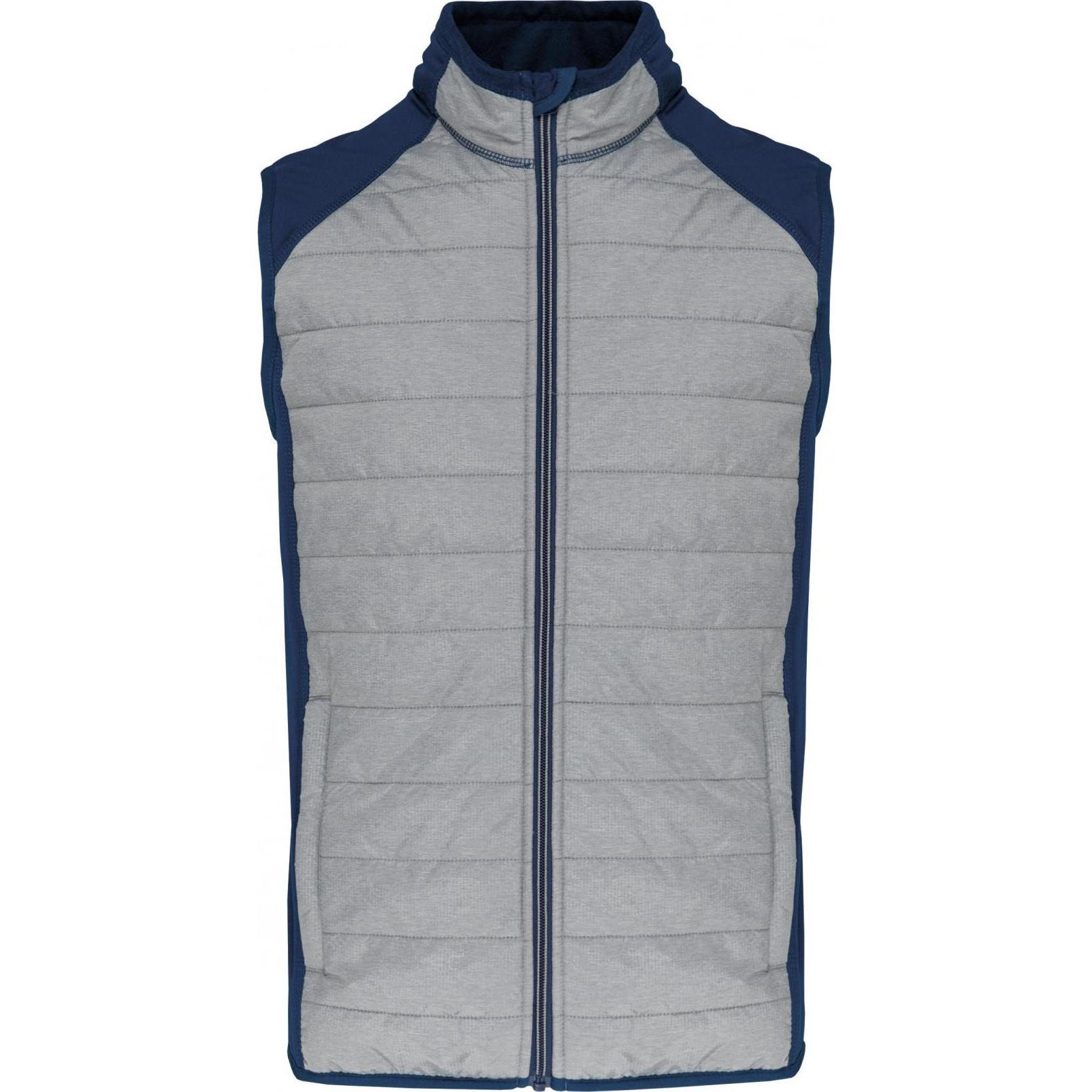 Proact, Herren, Weste, Daunenweste aus zwei Materialien, Grau, (M)