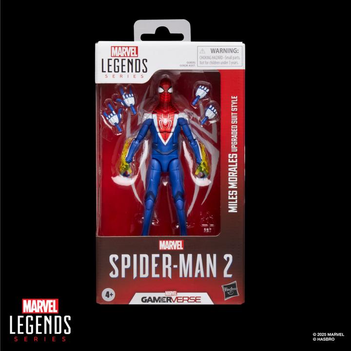 Actual product image Hasbro Spider-Man 2 Marvel Legends Gamerverse Actionfigur Miles Morales (Upgraded Suit Style) 15 cm