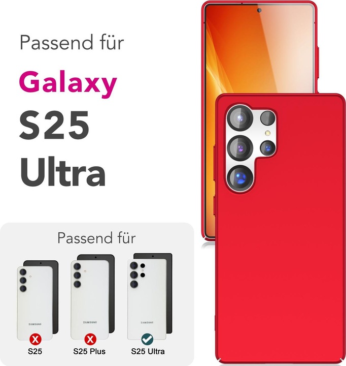 Produktbild Nalia PureFit - Ultra Dünne 0,5mm Leichte Hülle - Slim Fit Hardcase (Samsung Galaxy S25 Ultra)