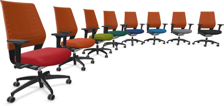 Image du produit Dauphin Fauteuil pivotant de bureau X-Code (40 - 52 cm)