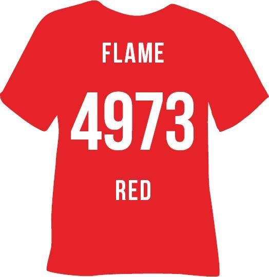 Produktbild Poli-tape Aufbügelfolie Poli-Flex turbo, 30.5 x 122 cm, Flammenrot