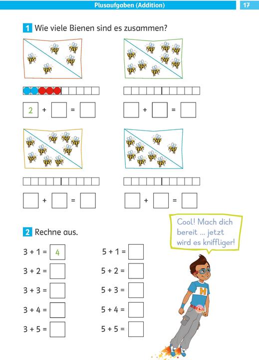 Actual product image Die Mathe-Helden Rechnen bis 20 1. Klasse (German, Manon Sander, 2016)