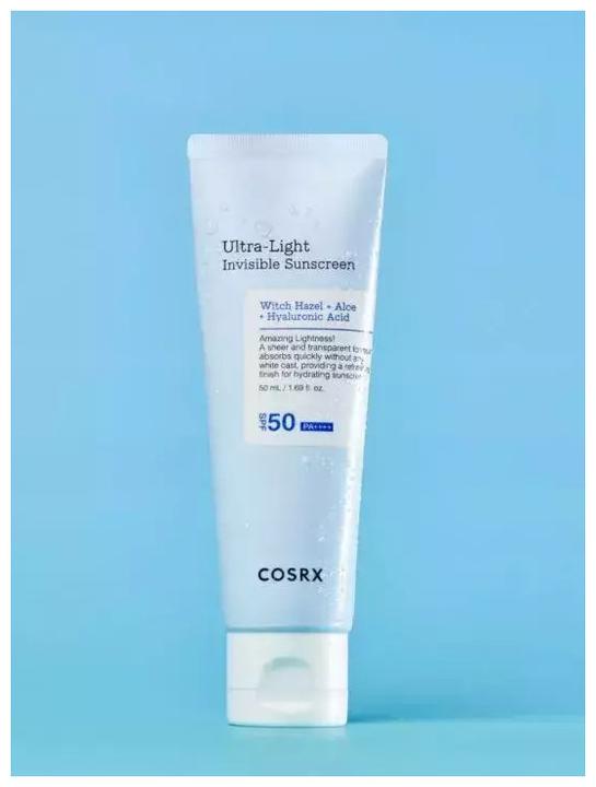Image du produit Cosrx Écran solaire invisible ultra-léger (Crème solaire visage, SPF 50+, 50 ml)