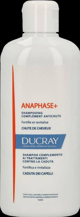 Produktbild Ducray Anaphase+ Shampoo ergänzend bei Haarausfall, 400 ml Shampoo (400 ml, Flüssiges Shampoo)
