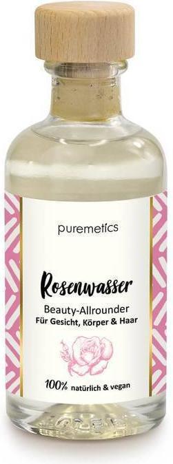 Image du produit Puremetics Beauty-Allrounder Rosenwasser (Lait nettoyant, 100 ml)