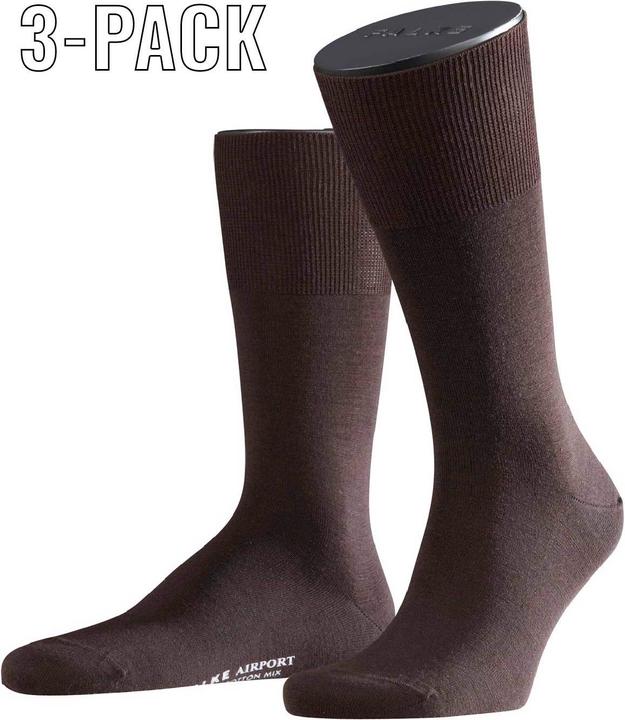 Immagine prodotto Falke 3-Pack Airport marrone (confezione da 3, 41 - 42)
