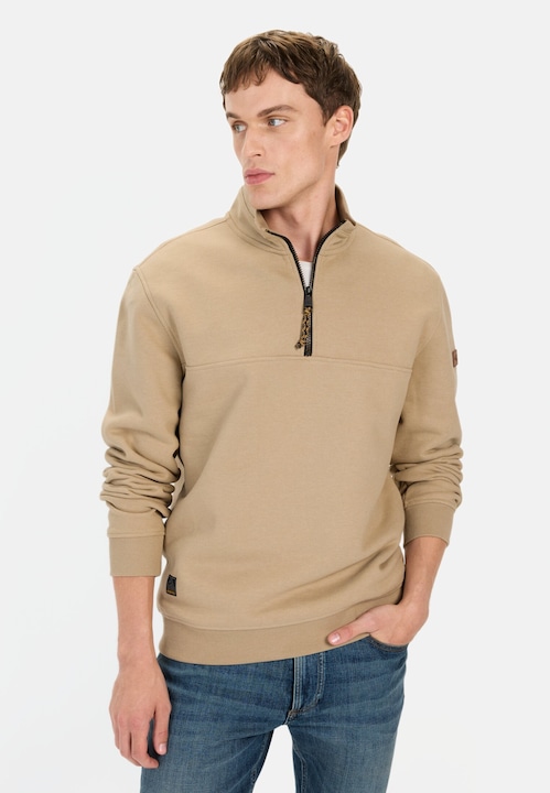 Produktbild Camel Active Sweatshirt mit Troyer-Kragen (S)