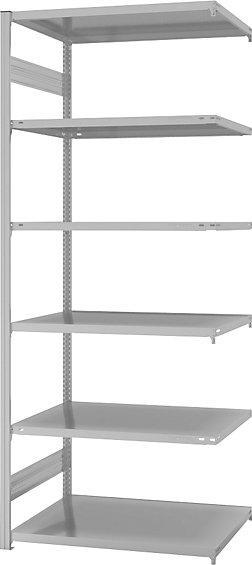 Actual product image eurokraft pro System boltless shelving, plastic coated