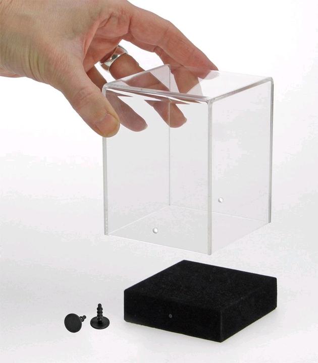 Actual product image Safe Acrylic display case cube 8 x 8 x 10 cm (8 x 8 x 10 cm)