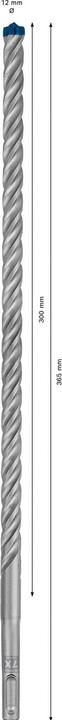 Produktbild Bosch Professional Zubehör EXPERT SDS plus-7X Hammerbohrer, 12 x 300 x 365 mm (12 mm)