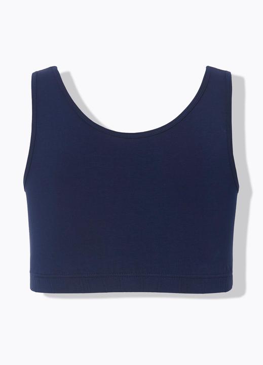 Actual product image Ulla Popken 2 Pack of Bralettes- Bow Print (pack of 2, 44 A, 42 A)