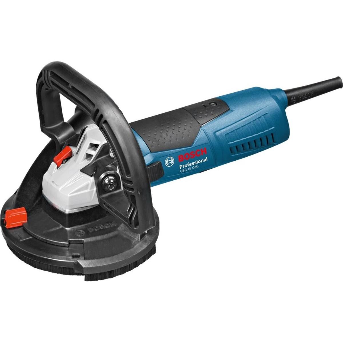 Bosch Professional, Rettificatrice + lucidatrice, Gbr 15 Cag (Smerigliatrice per calcestruzzo, 1500 W)