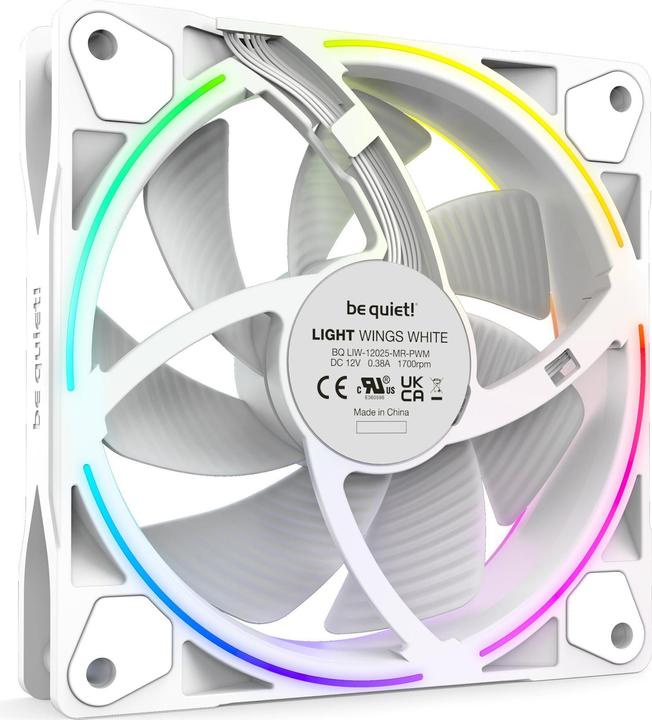 Actual product image be quiet! Light Wings (120 mm, 3 x)