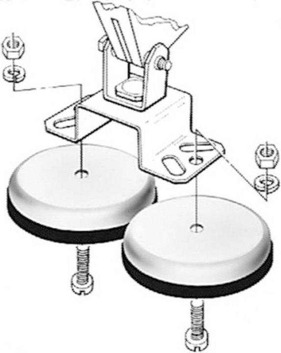 Image du produit Hella Support magnétique pour projecteur de travail