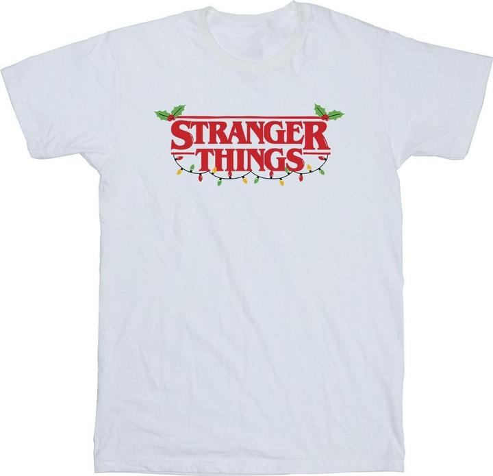 Immagine prodotto Netflix Stranger Things Christmas Lights Maglietta Uomo (4XL)