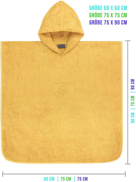 Produktbild Normani Kinder Baumwoll Badeponcho Manama - 9225