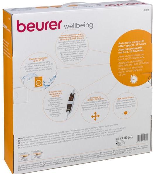 Actual product image Beurer Electric underblanket (150 x 80 cm)