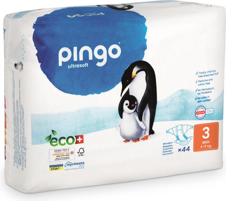 Immagine prodotto Pingo Pannolini ecologici (Dimensione 3, Pacco mensile, 264 pz.)
