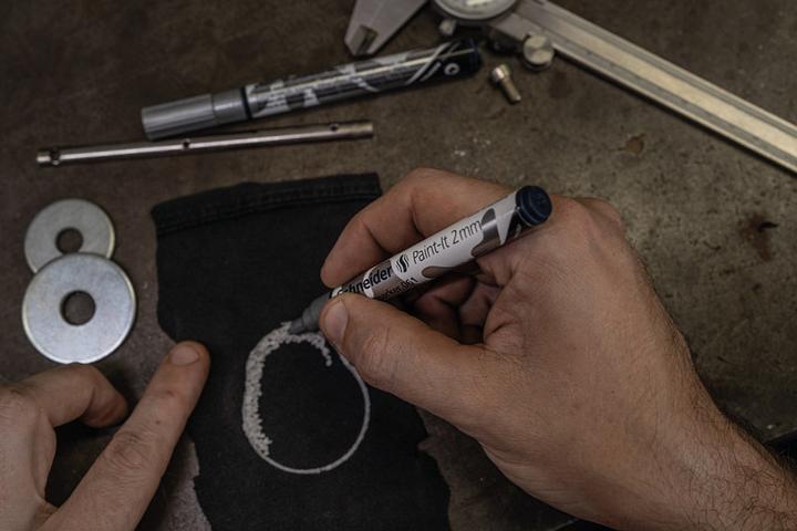 Produktbild Schneider 2 Paint Lackmarker chrom 0,8 - 2,0 mm (2x)