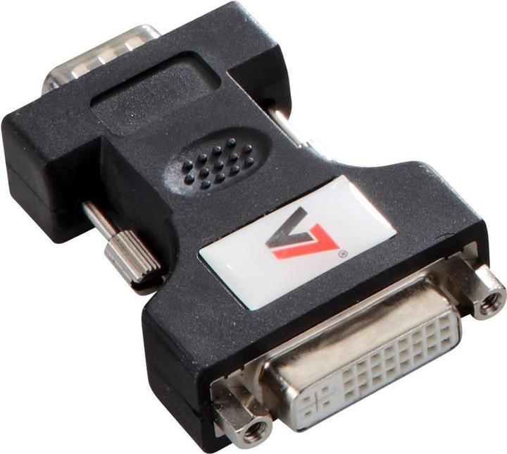 Produktbild V7 Adapter VGA To Dvi-I Black (VGA, 6 cm)