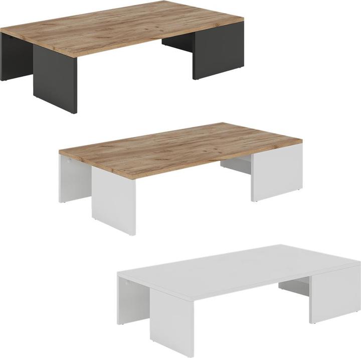 Produktbild Vicco Couchtisch Hardi, Weiss, 90 x 21.4 cm