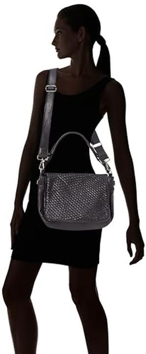Produktbild Berba Medium Umhängetasche / Crossbody Bag Damen - Leder - San Remo - Schwarz