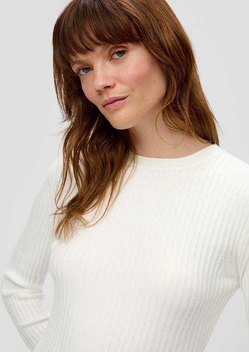 Image du produit S.Oliver Strickpullover Rippstrickpullover aus Viskosemix (46)