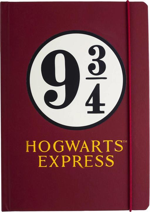 Produktbild Notizbuch Hogwarts Express Bahnsteig 9 34 A5 (A5, Liniert, Harter Einband)