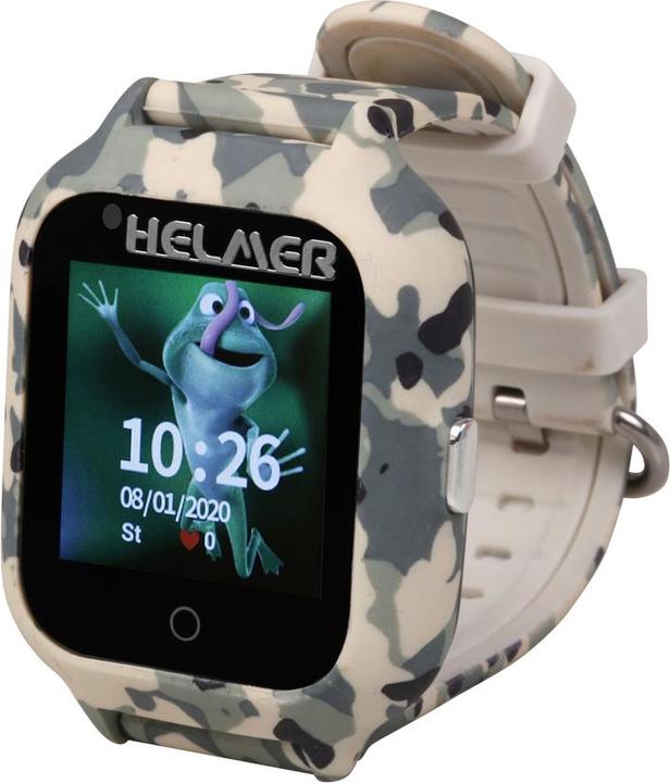 Actual product image Smart touch watch with GPS locator and camera - LK 710 4G Å¡edÃ© for kids (4G)