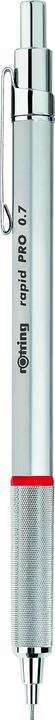 Produktbild Rotring Druckkugelschreiber rapid PRO CHROM Strichfarbe: blau, Strichstärke: M, dokumentenecht (Chrom, 1x)