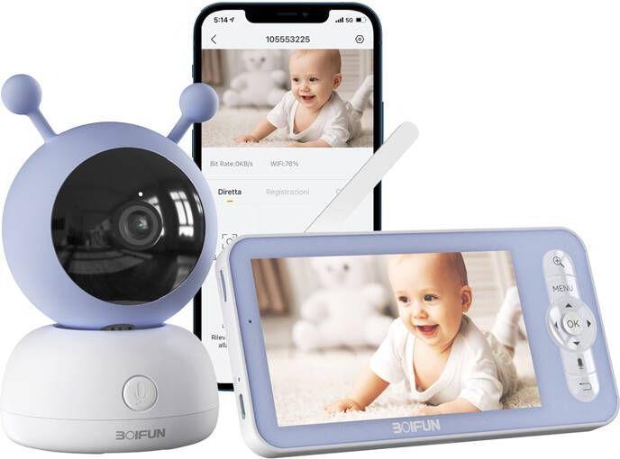Produktbild Boifun 2S electronic rotating nanny with sound detector (Babyphone mit Kamera)