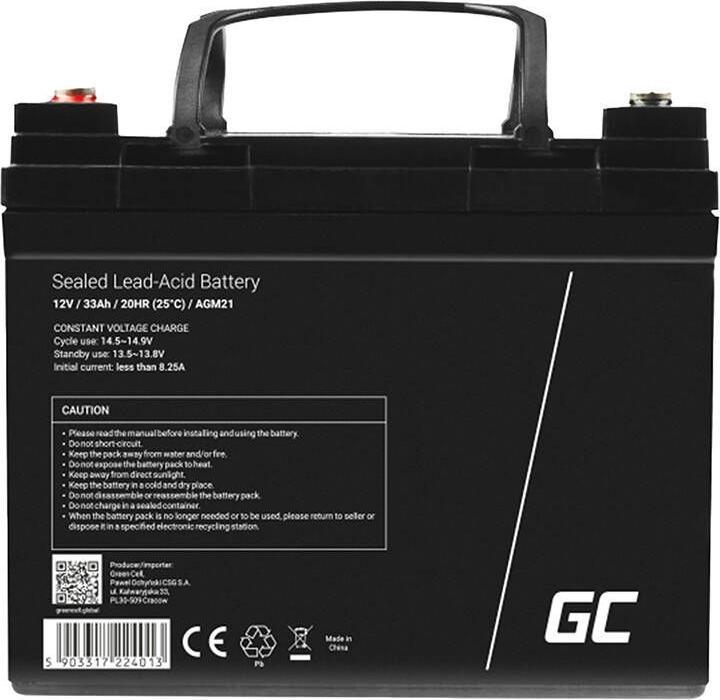 Produktbild GreenCell AGM21 (12 V, 33 Ah)