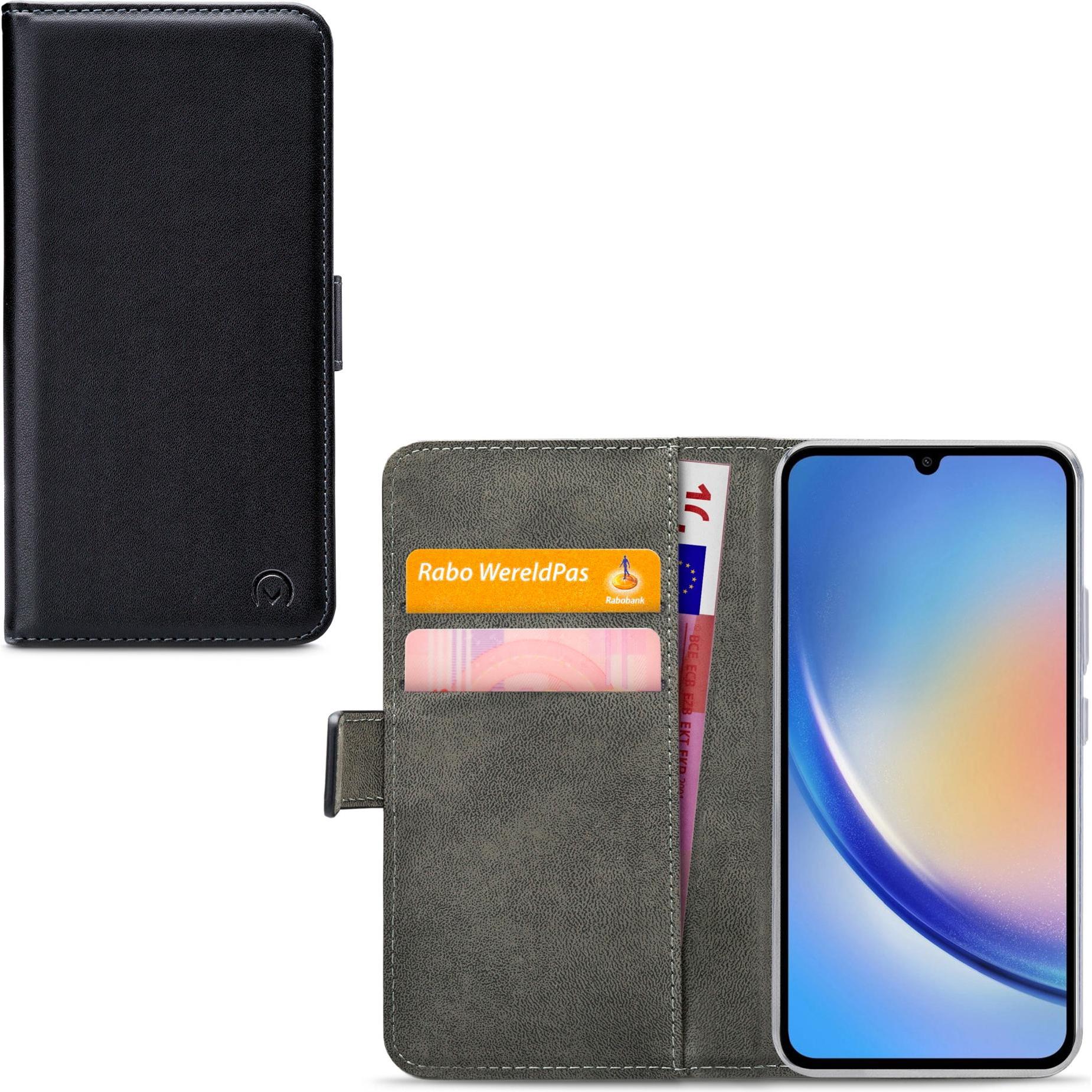 Thumbnail - Mobilize Klassische Gelly-Geldbörse (Samsung Galaxy A34 5G), Smartphone Hülle, Schwarz