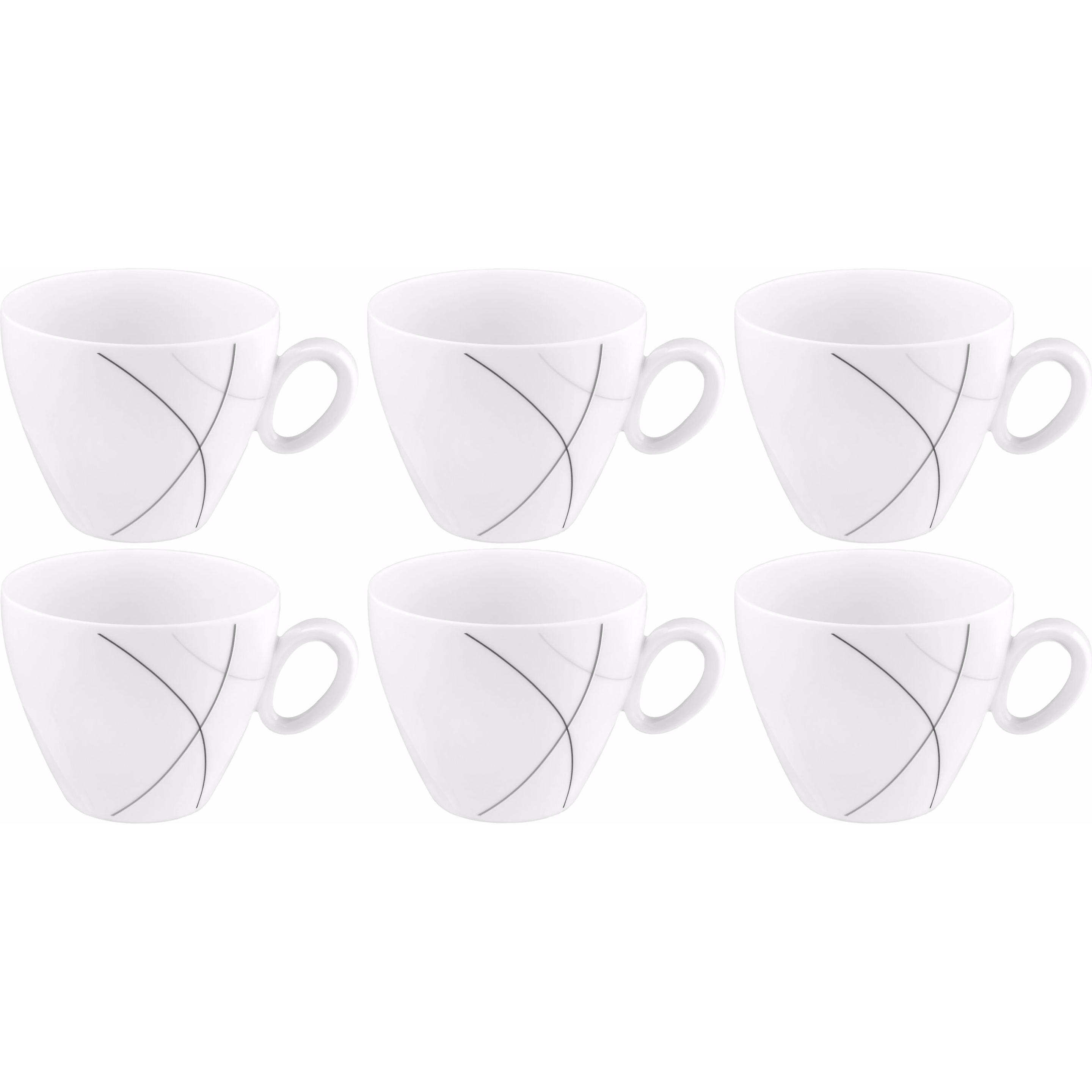 Seltmann, Tasse, Kaffeetasse 6er Set Trio (230 ml, 6 x)