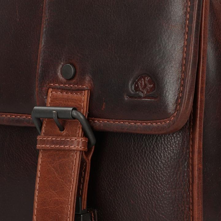 Actual product image Greenburry Rugged briefcases Messenger leather 40.5 cm laptop compartment (17.30")