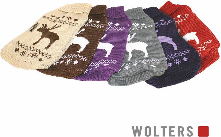 Actual product image Wolters Knitted sweater moose for dogs- (30, Dog jumper)